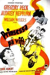 Roman Holiday 1953 movie poster Audrey Hepburn Gregory Peck William Wyler Motorcycles