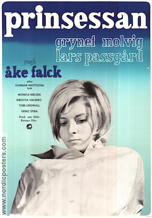 Prinsessan 1966 movie poster Grynet Molvig Lars Passgård Åke Falck