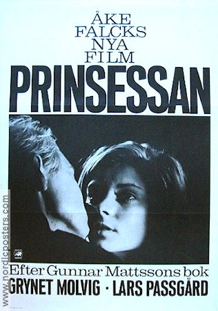 Prinsessan 1966 movie poster Grynet Molvig Lars Passgård Åke Falck