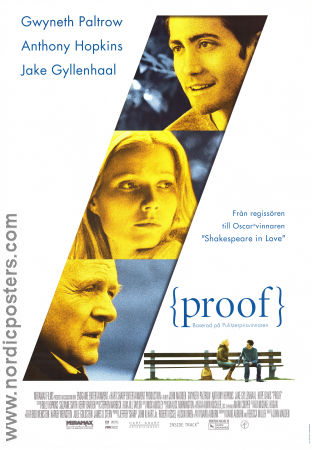 Proof 2005 poster Gwyneth Paltrow Jake Gyllenhaal Anthony Hopkins John Madden