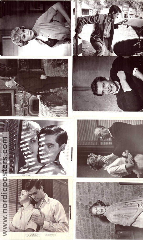 Psycho 1960 photos Anthony Perkins Janet Leigh Vera Miles Alfred Hitchcock Writer: Robert Bloch