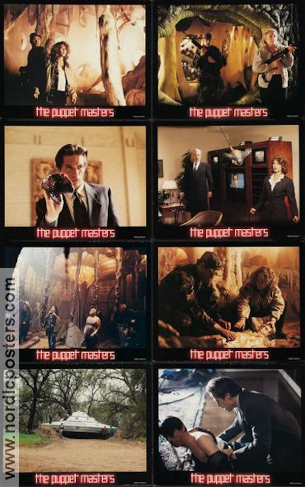 The Puppet Masters 1994 lobby card set Donald Sutherland Writer: Robert Heinlein