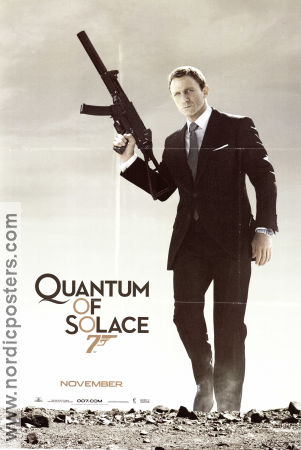 Quantum of Solace 2008 poster Daniel Craig Marc Forster