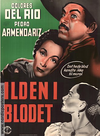 Raimunda 1949 movie poster Dolores del Rio Pedro Armendariz Country: Mexico