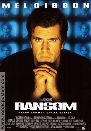 Ransom 1996 movie poster Mel Gibson Rene Russo Gary Sinise Ron Howard