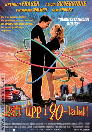 Rätt upp i 90-talet 1998 poster Brendan Fraser Alicia Silverstone Christopher Walken Hugh Wilson