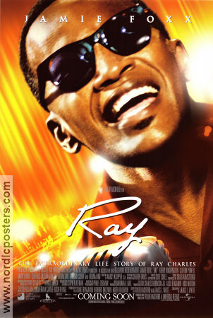 Ray 2004 movie poster Jamie Foxx Regina King Kerry Washington Taylor Hackford Find more: Ray Charles Glasses