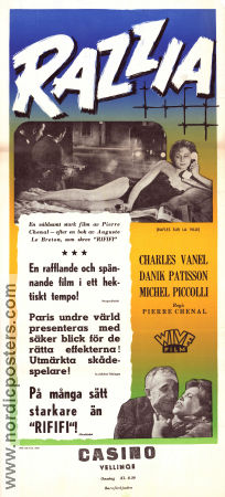 Rafles sur la ville 1958 movie poster Charles Vanel Bella Darvi Danik Patisson Pierre Chenal