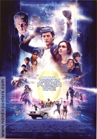 Ready Player One 2018 movie poster Tye Sheridan Olivia Cooke Ben Mendelsohn Steven Spielberg
