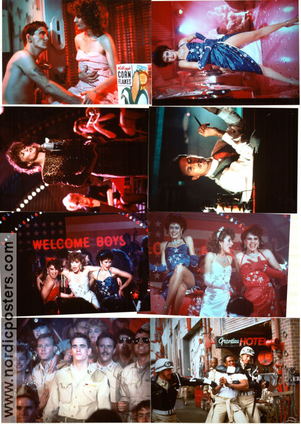 Rebel 1985 lobby card set Matt Dillon Debbie Byrne Bryan Brown Michael Jenkins Country: Australia