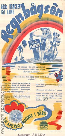 Rainbow Island 1944 movie poster Dorothy Lamour Eddie Bracken Gil Lamb Ralph Murphy Musicals