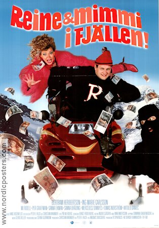 Reine och Mimmi i fjällen 1997 movie poster Bertram Heribertson Ing-Marie Carlsson Sanna Ekman Magnus Skogsberg Mountains Money From TV