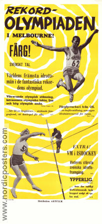 Rendez-vous a Melbourne 1956 movie poster Chris Brasher René Lucot Country: Australia Documentaries Olympic Sports