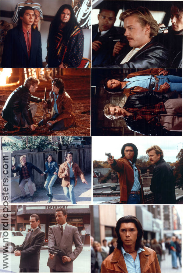 Renegades 1989 lobby card set Kiefer Sutherland Lou Diamond Phillips Jami Gertz Jack Sholder Police and thieves