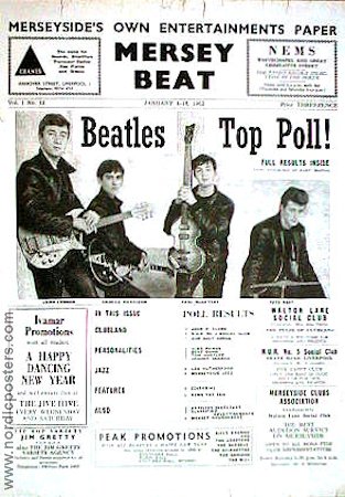 Mersey Beat January 1962 1962 movie poster Beatles