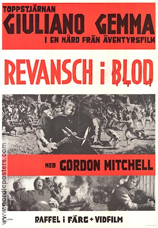 Revansch i blod 1965 poster Giuliano Gemma Gordon Mitchell Eleonora Bianchi Mario Caiano Hitta mer: Vikings