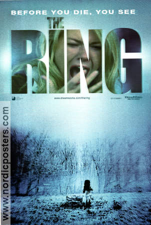The Ring 2002 poster Naomi Watts Martin Henderson Brian Cox Gore Verbinski