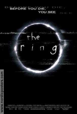 The Ring 2002 movie poster Naomi Watts Martin Henderson Brian Cox Gore Verbinski