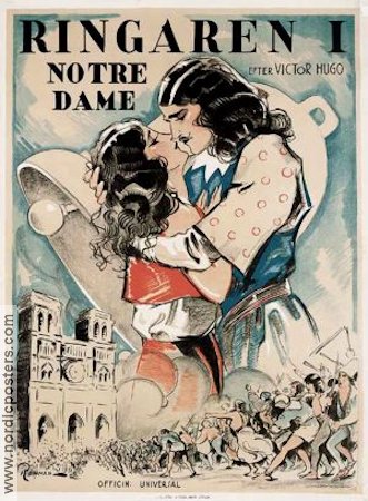 The Hunchback of Notre Dame 1923 movie poster Lon Chaney Writer: Victor Hugo