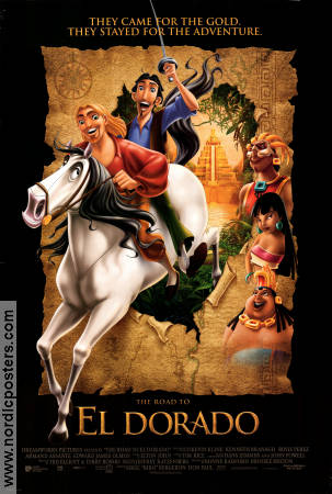 The Road to El Dorado 2000 movie poster Kevin Kline Bibo Bergeron Animation