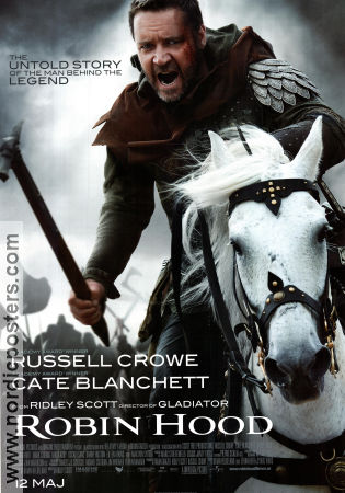 Robin Hood 2010 movie poster Russell Crowe Cate Blanchett Matthew Macfadyen Ridley Scott