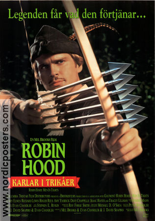 Robin Hood Men in Tights 1993 movie poster Cary Elwes Mel Brooks Find more: Robin Hood