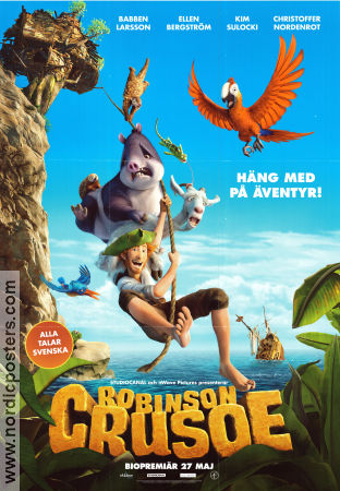 Robinson Crusoe 2016 movie poster Matthias Schweighöfer Vincent Kesteloot Animation