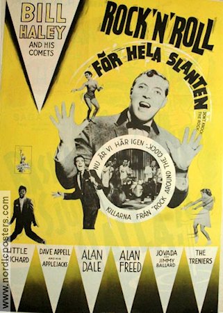 Don´t Knock the Rock 1957 movie poster Bill Haley Little Richard