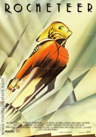 The Rocketeer 1991 poster Bill Campbell Joe Johnston
