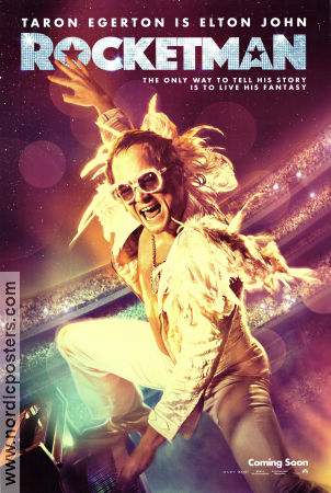 Rocketman 2019 movie poster Taron Egerton Jamie Bell Richard Madden Dexter Fletcher Music: Elton John Musicals