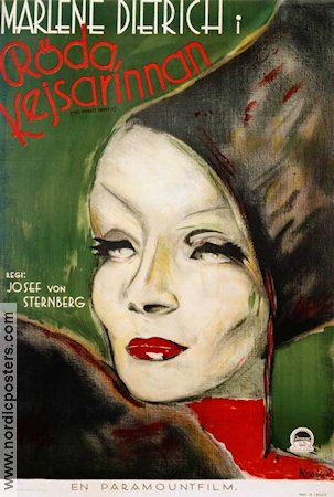 The Scarlet Empress 1934 movie poster Marlene Dietrich Josef von Sternberg