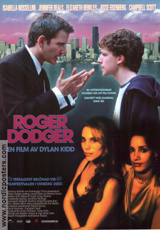 Roger Dodger 2002 movie poster Campbell Scott Jesse Eisenberg Isabella Rossellini Dylan Kidd