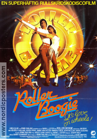 Roller Boogie 1979 movie poster Linda Blair Jim Bray Beverly Garland Mark L Lester Disco