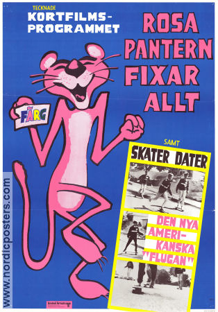 Rosa Pantern fixar allt 1969 movie poster Find more: Pink Panther Animation From comics