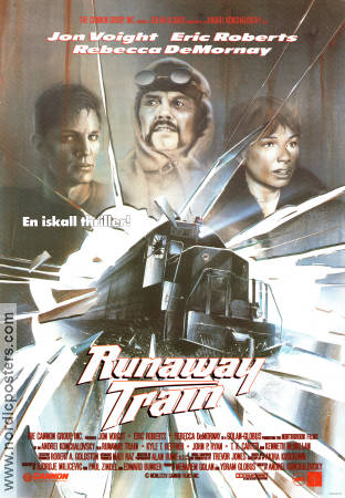 Runaway Train 1985 movie poster Jon Voight Eric Roberts Rebecca de Mornay Andrey Konchalovskiy Trains