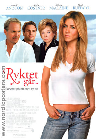 Ryktet går 2005 poster Jennifer Aniston Mark Ruffalo Shirley MacLaine Rob Reiner