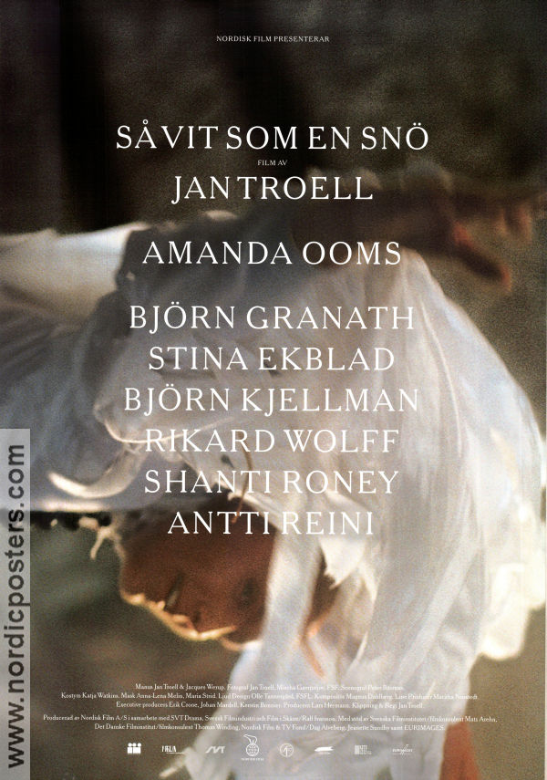 Så vit som en snö 2001 poster Amanda Ooms Rikard Wolff Björn Granath Jan Troell