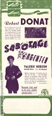 The Adventures of Tartu 1943 poster Robert Donat Harold S Bucquet