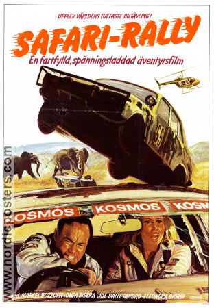 Safari Rally 1978 movie poster Marcel Bozzuffi Olga Bisera Bitto Albertini Find more: Africa Cars and racing