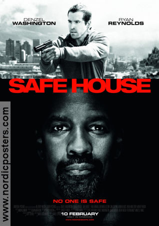 Safe House 2012 movie poster Denzel Washington Ryan Reynolds Daniel Espinosa