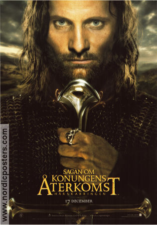 Sagan om konungens återkomst 2003 poster Viggo Mortensen Peter Jackson Hitta mer: Lord of the Rings