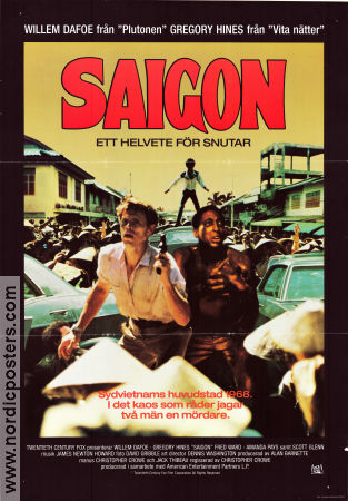 Saigon 1988 poster Willem Dafoe Gregory Hines Fred Ward Christopher Crowe Asien