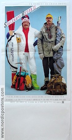 Sällskapsresan 2 Snowroller 1985 movie poster Jon Skolmen Cecilia Walton Eva Millberg Lasse Åberg Winter sports Travel