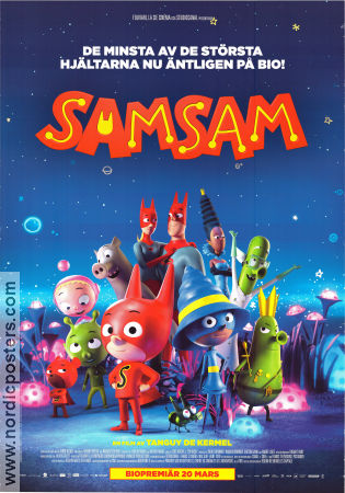 SamSam 2019 poster Isaac Lobé-Lebel Tanguy de Kermel Animerat Från TV