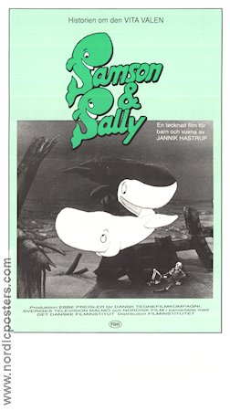 Samson och Sally 1984 movie poster Animation Denmark