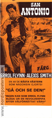 San Antonio 1945 poster Errol Flynn David Butler