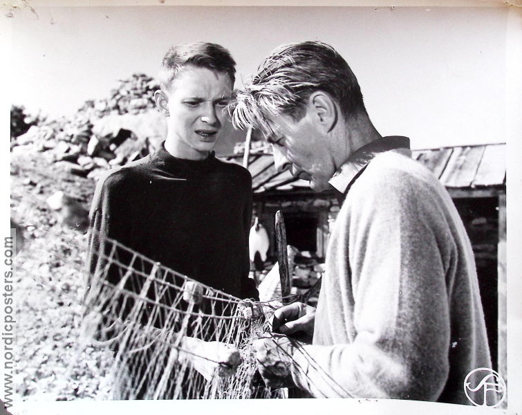 Såsom i en spegel 1961 lobbykort Harriet Andersson Gunnar Björnstrand Max von Sydow Lars Passgård Ingmar Bergman Foto: Sven Nykvist