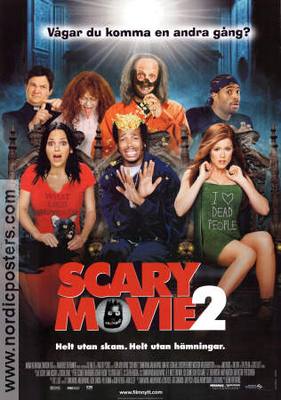 Scary Movie 2 2001 movie poster Anna Faris Marlon Wayans Keenen Ivory Wayans