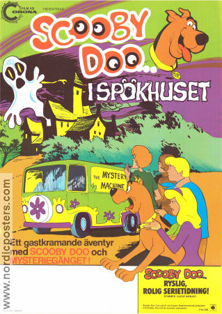 Scooby Doo i spökhuset 1977 movie poster Scooby Doo From TV