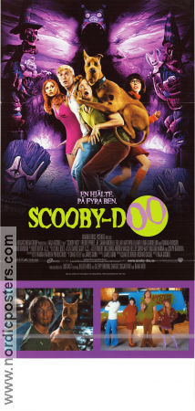 Scooby-Doo 2002 movie poster Freddie Prinze Jr Sarah Michelle Gellar Matthew Lillard Raja Gosnell From TV Dogs